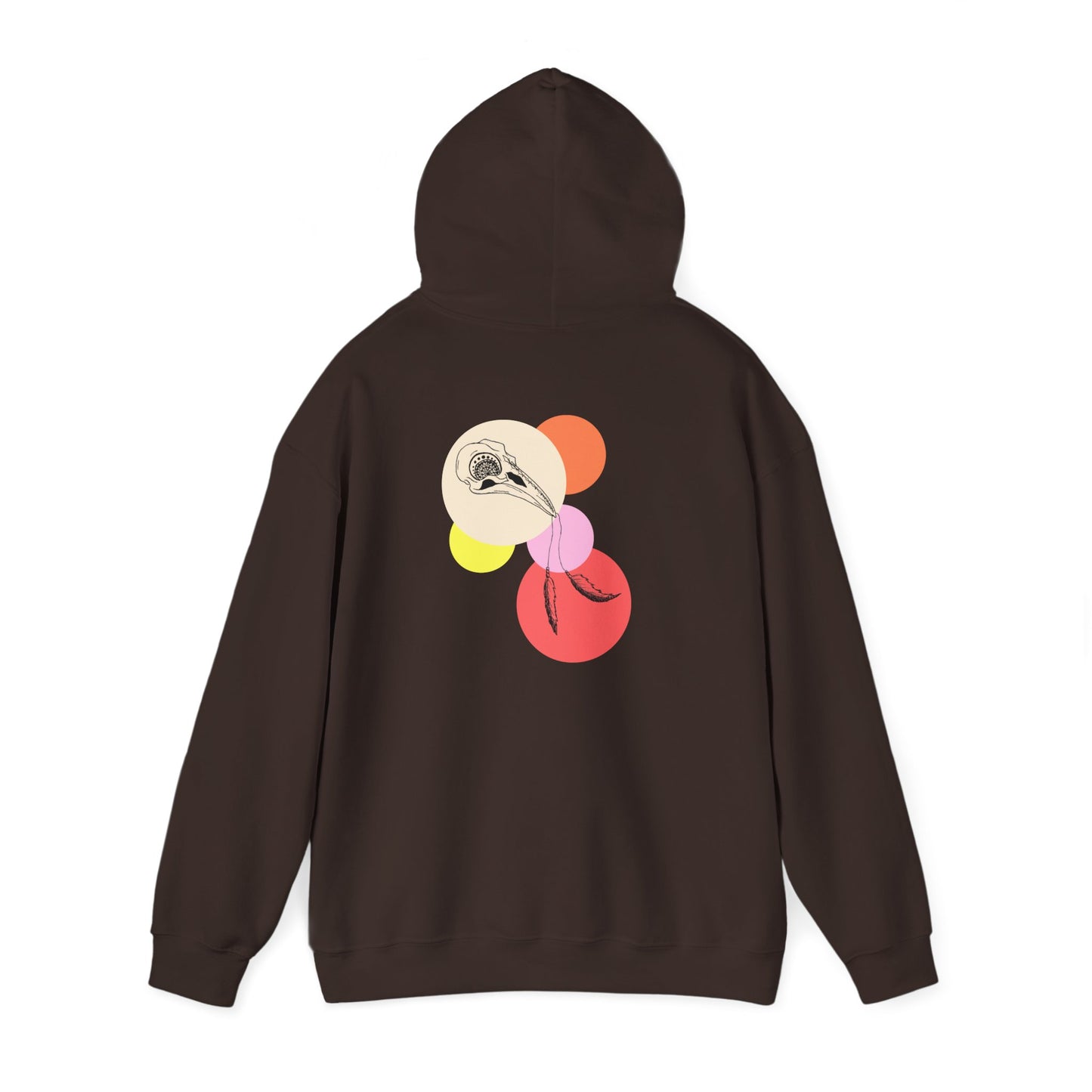 Crow Skull Unisex Heavy Blend™ Hooded Sweatshirt
