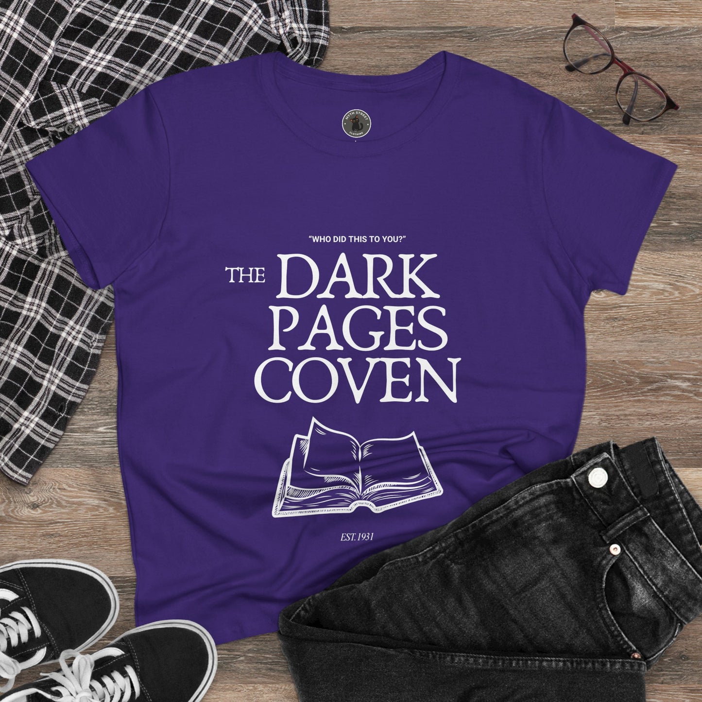 Dark Pages Club Dark Romance Novel Women’s Cotton Tee