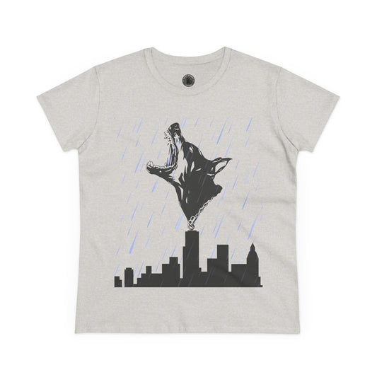 Skyline Doberman Women's Midweight Cotton Tee