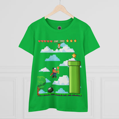 Video Game Women's Midweight Cotton Tee