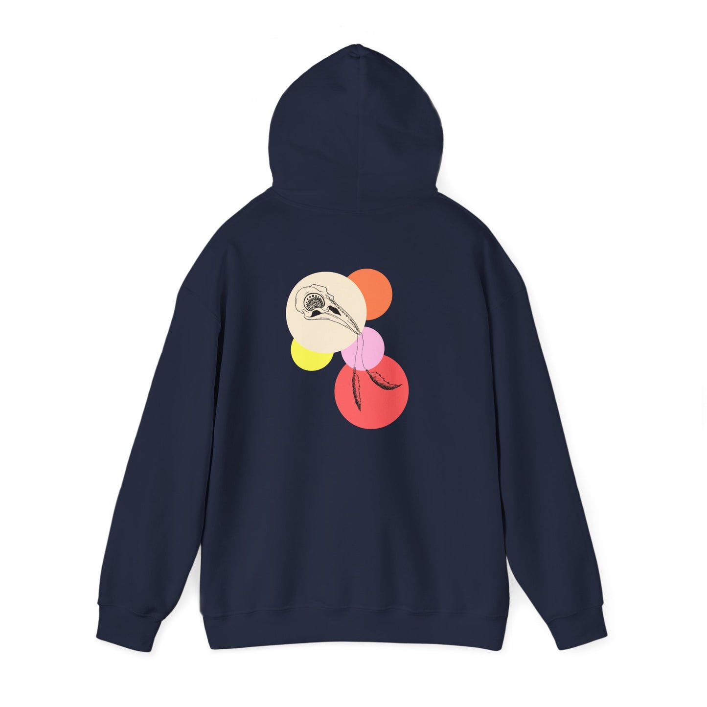 Crow Skull Unisex Heavy Blend™ Hooded Sweatshirt