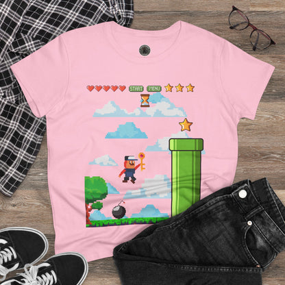 Video Game Women's Midweight Cotton Tee