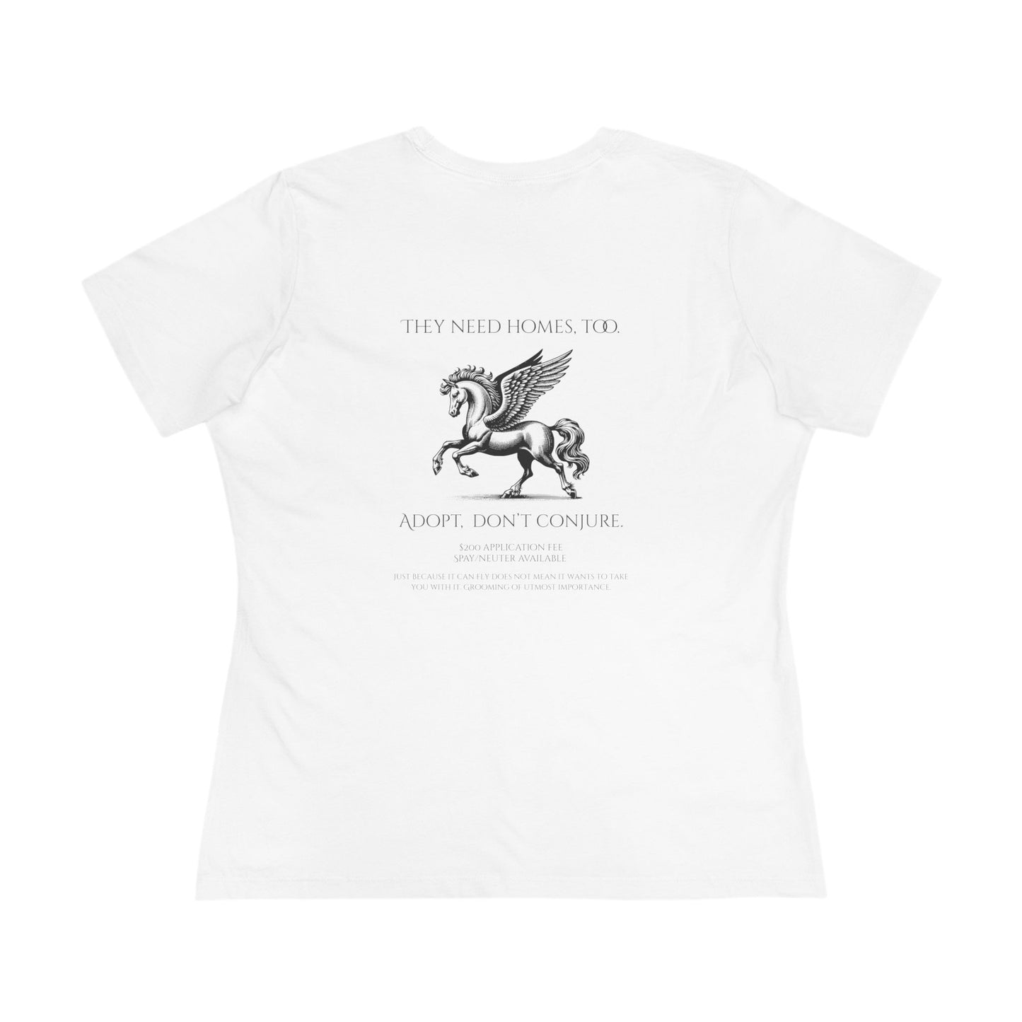 Adopt Pegasus Women's Cotton Tee