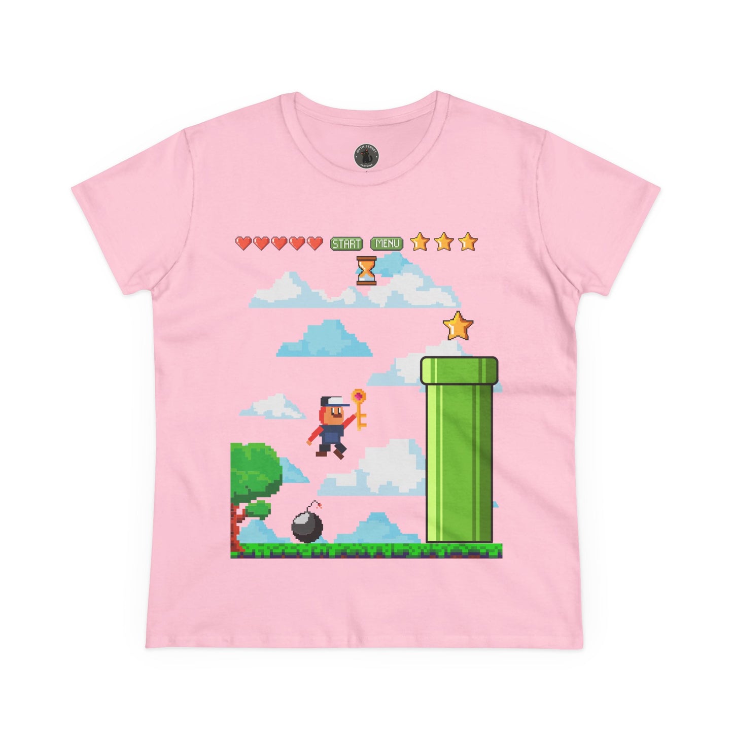Video Game Women's Midweight Cotton Tee