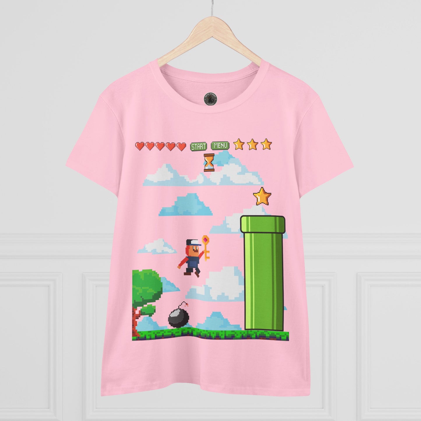 Video Game Women's Midweight Cotton Tee