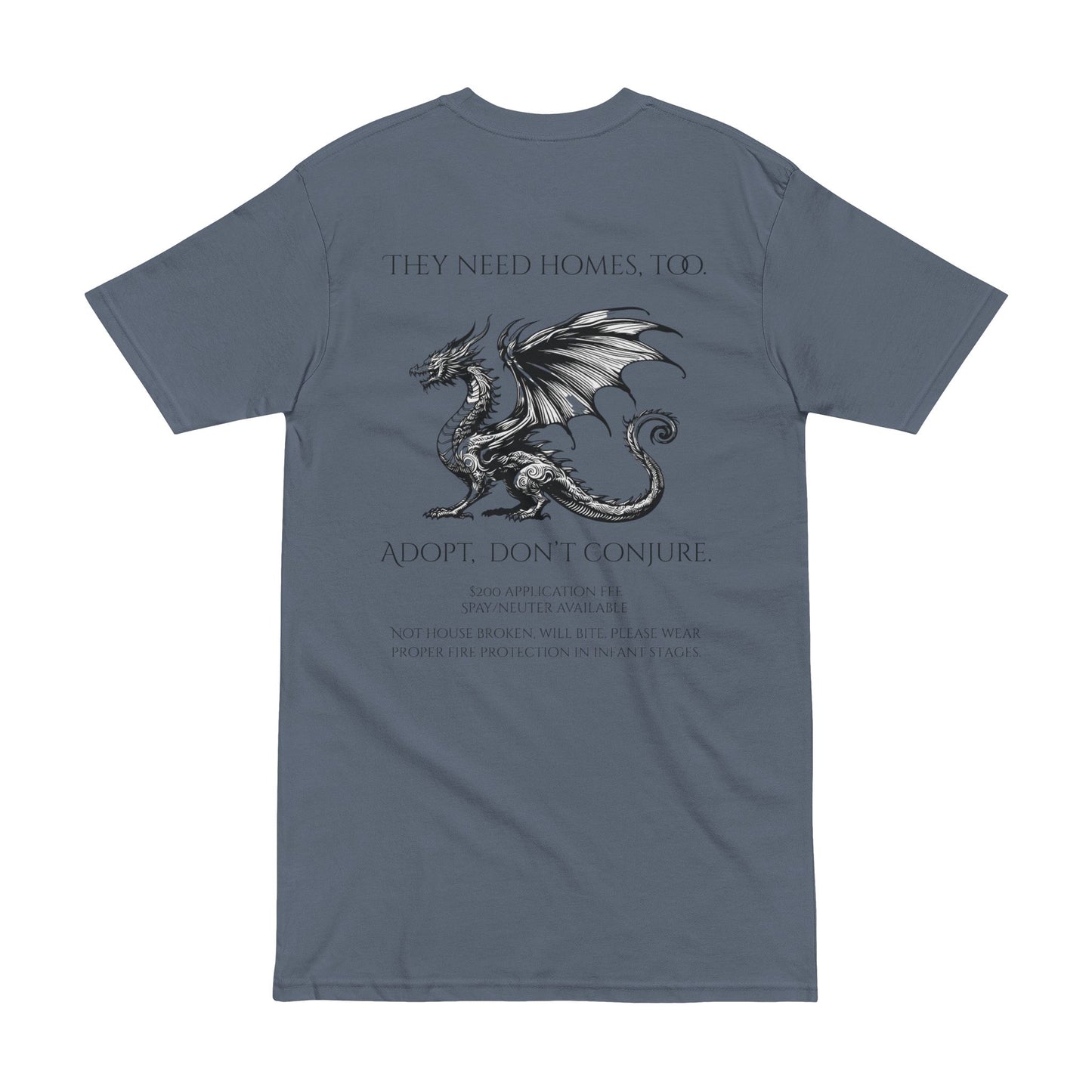 Adopt Dragon Men’s Heavyweight T Shirt