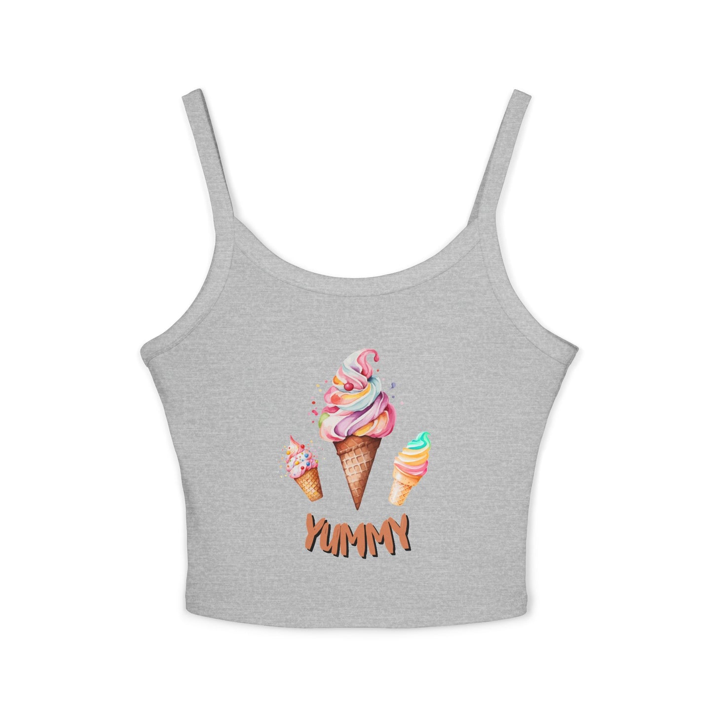 Yummy Women's Spaghetti Strap Tank Top