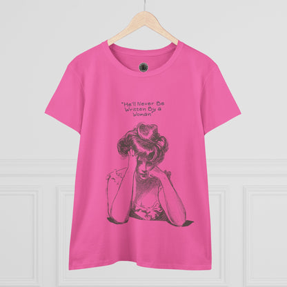 Written by a Woman Women's Midweight Cotton Tee