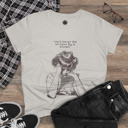 Written by a Woman Women's Midweight Cotton Tee