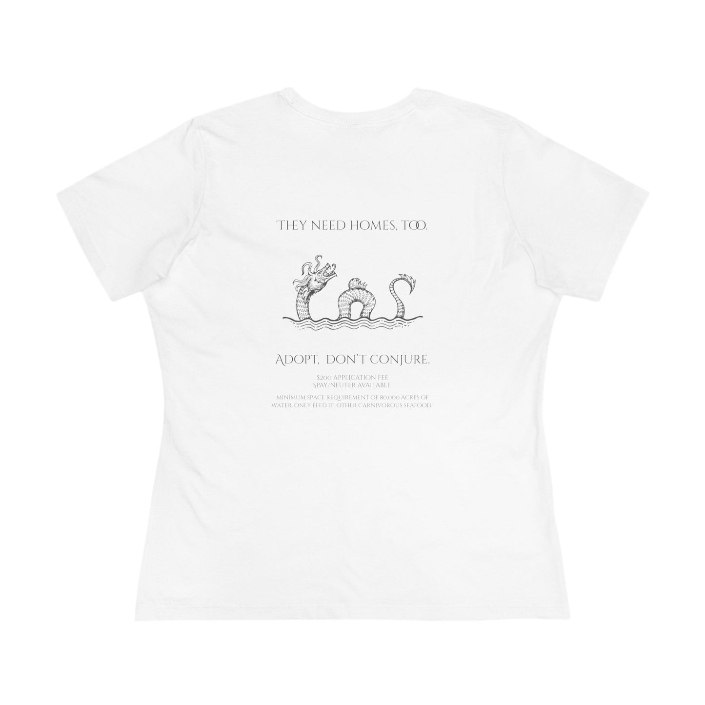 Adopt Sea Monster Women's Cotton Tee