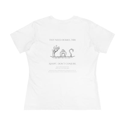 Adopt Sea Monster Women's Cotton Tee