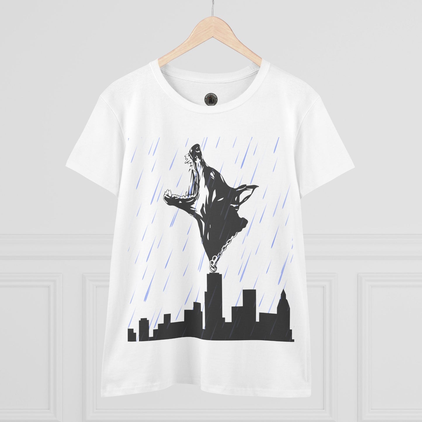 Skyline Doberman Women's Midweight Cotton Tee