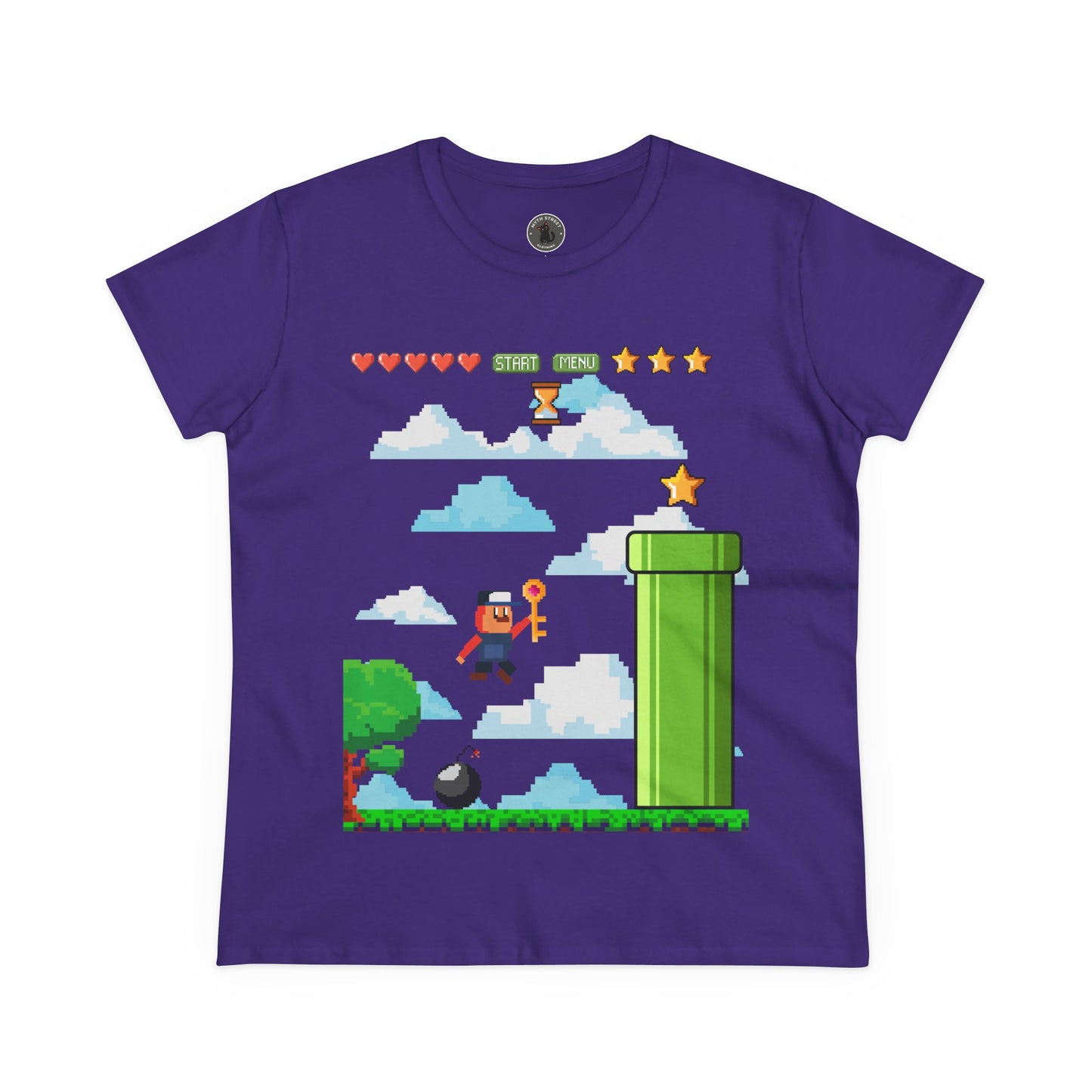 Video Game Women's Midweight Cotton Tee