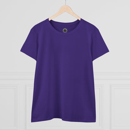 Cheer Up Buttercup Cat Women's Midweight Cotton Tee