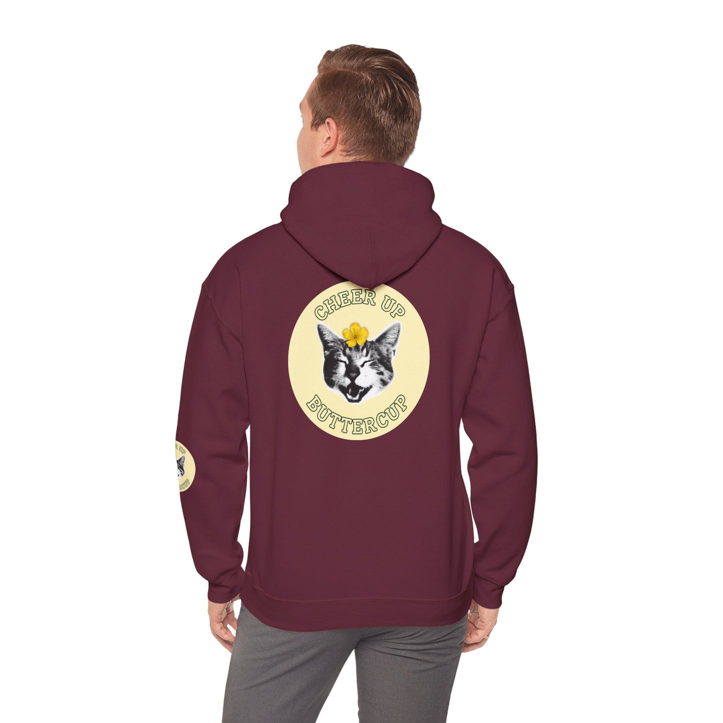 Cheer Up Buttercup Unisex Heavy Blend™ Hooded Sweatshirt