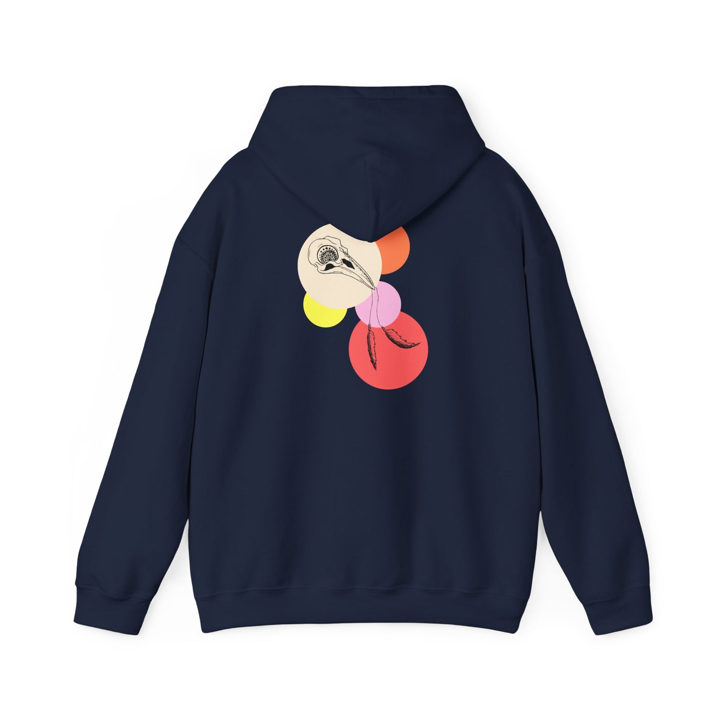 Crow Skull Unisex Heavy Blend™ Hooded Sweatshirt