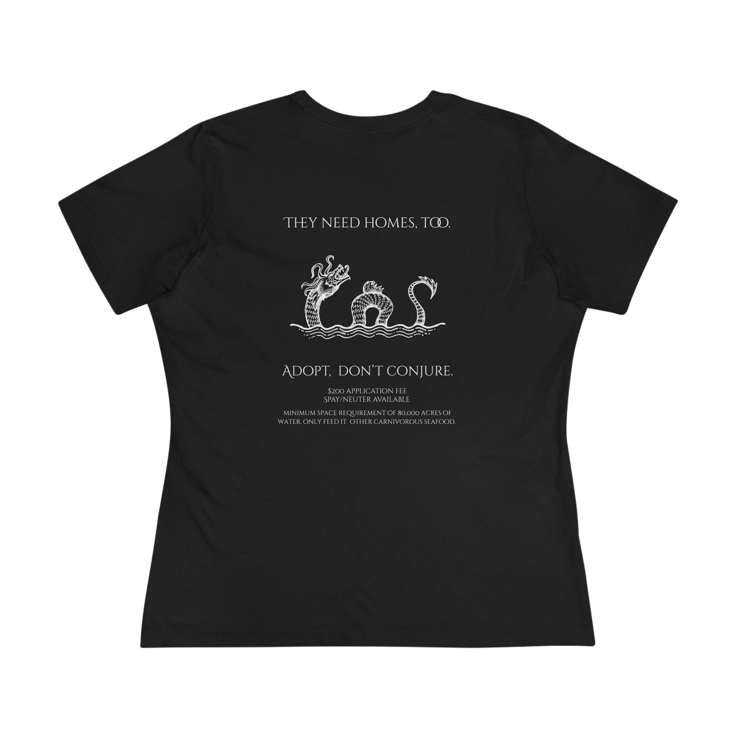 Adopt Sea Monster Women's Cotton Tee
