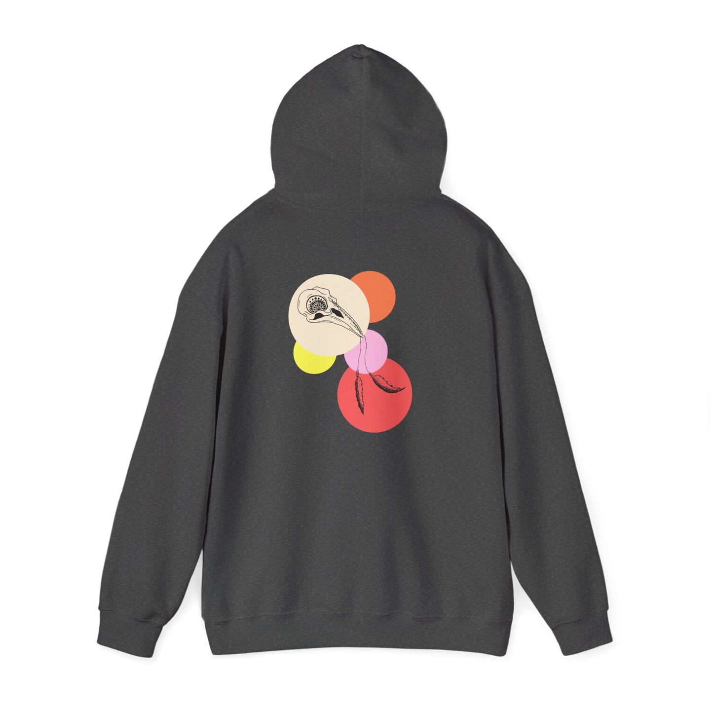 Crow Skull Unisex Heavy Blend™ Hooded Sweatshirt