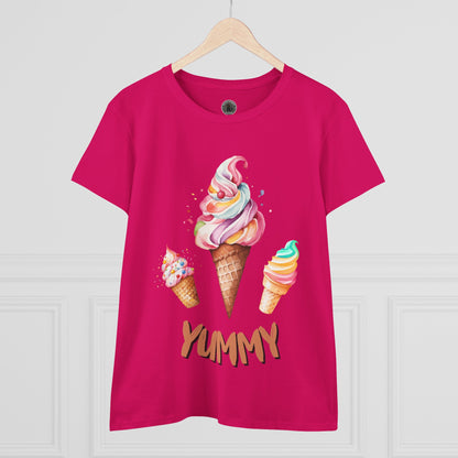 Yummy Women's Midweight Cotton Tee