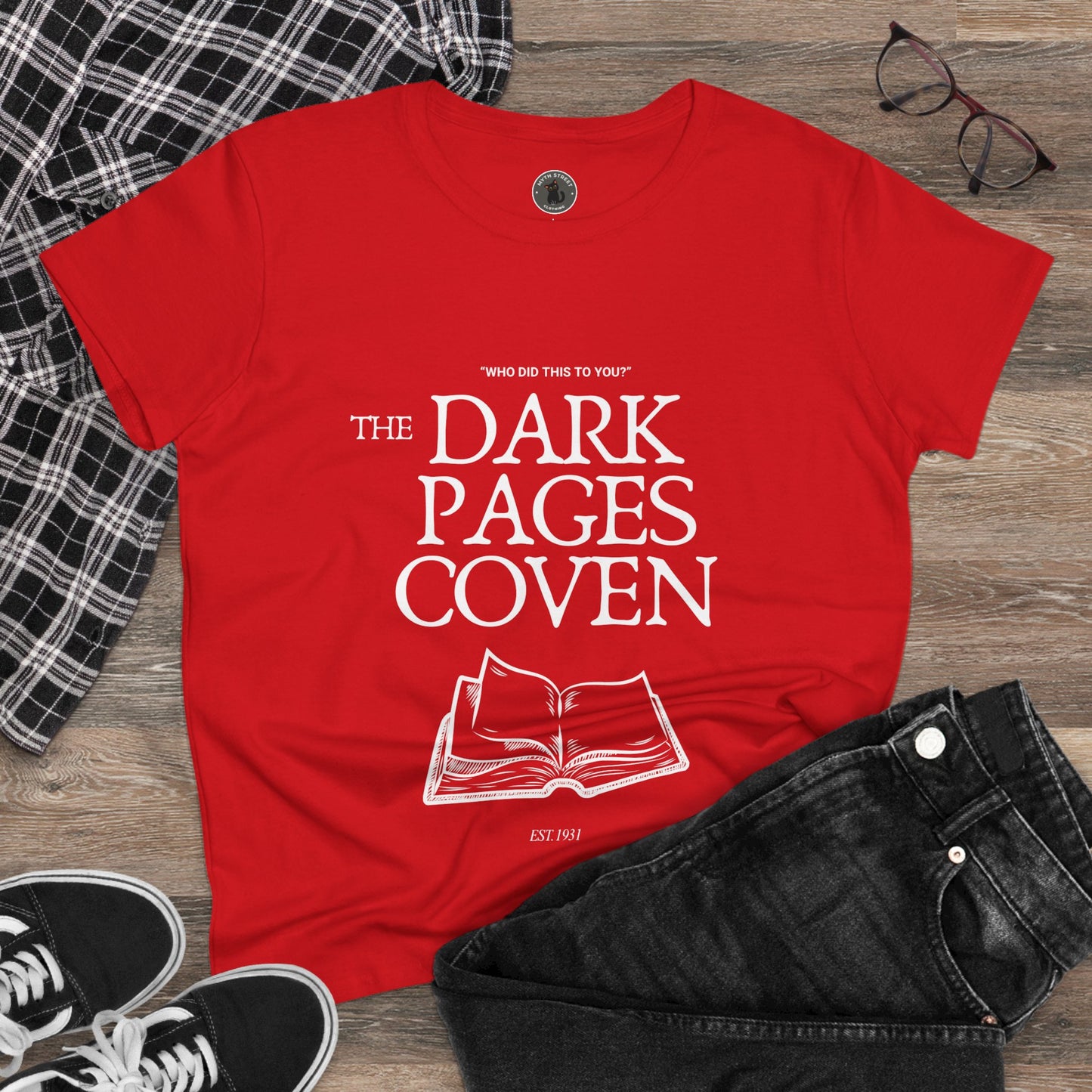 Dark Pages Club Dark Romance Novel Women’s Cotton Tee