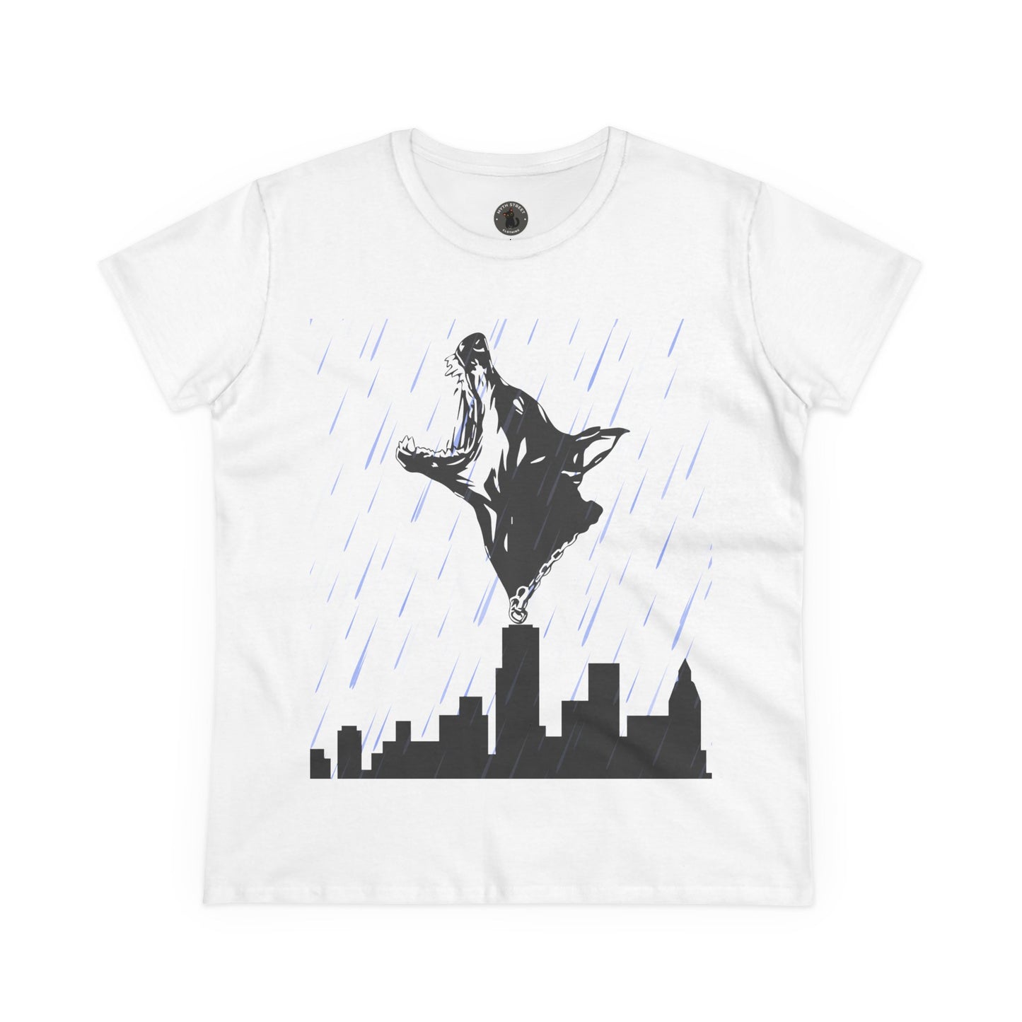 Skyline Doberman Women's Midweight Cotton Tee