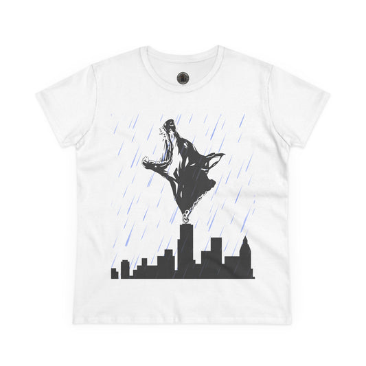 Skyline Doberman Women's Midweight Cotton Tee