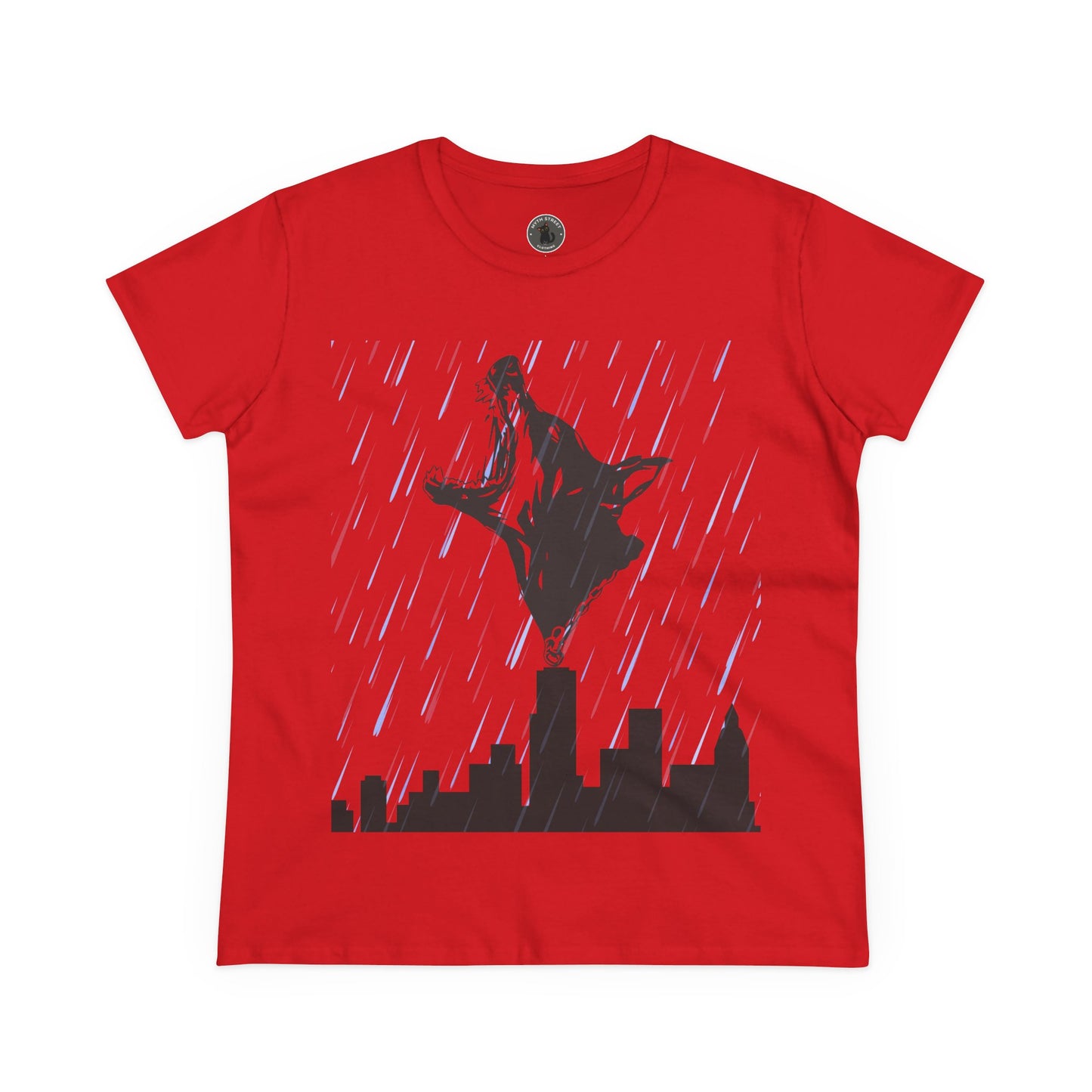 Skyline Doberman Women's Midweight Cotton Tee