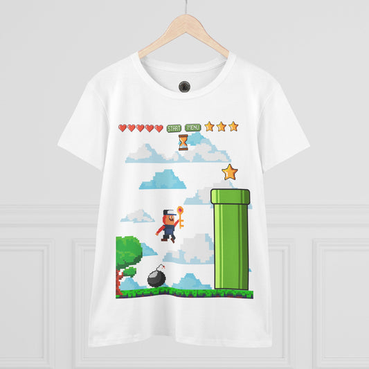 Video Game Women's Midweight Cotton Tee