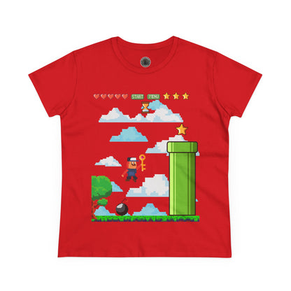 Video Game Women's Midweight Cotton Tee