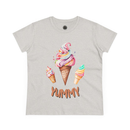 Yummy Women's Midweight Cotton Tee