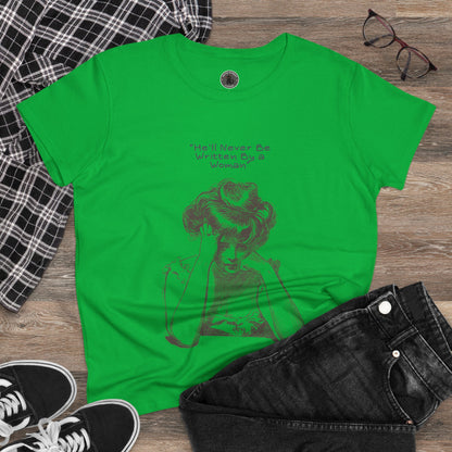 Written by a Woman Women's Midweight Cotton Tee