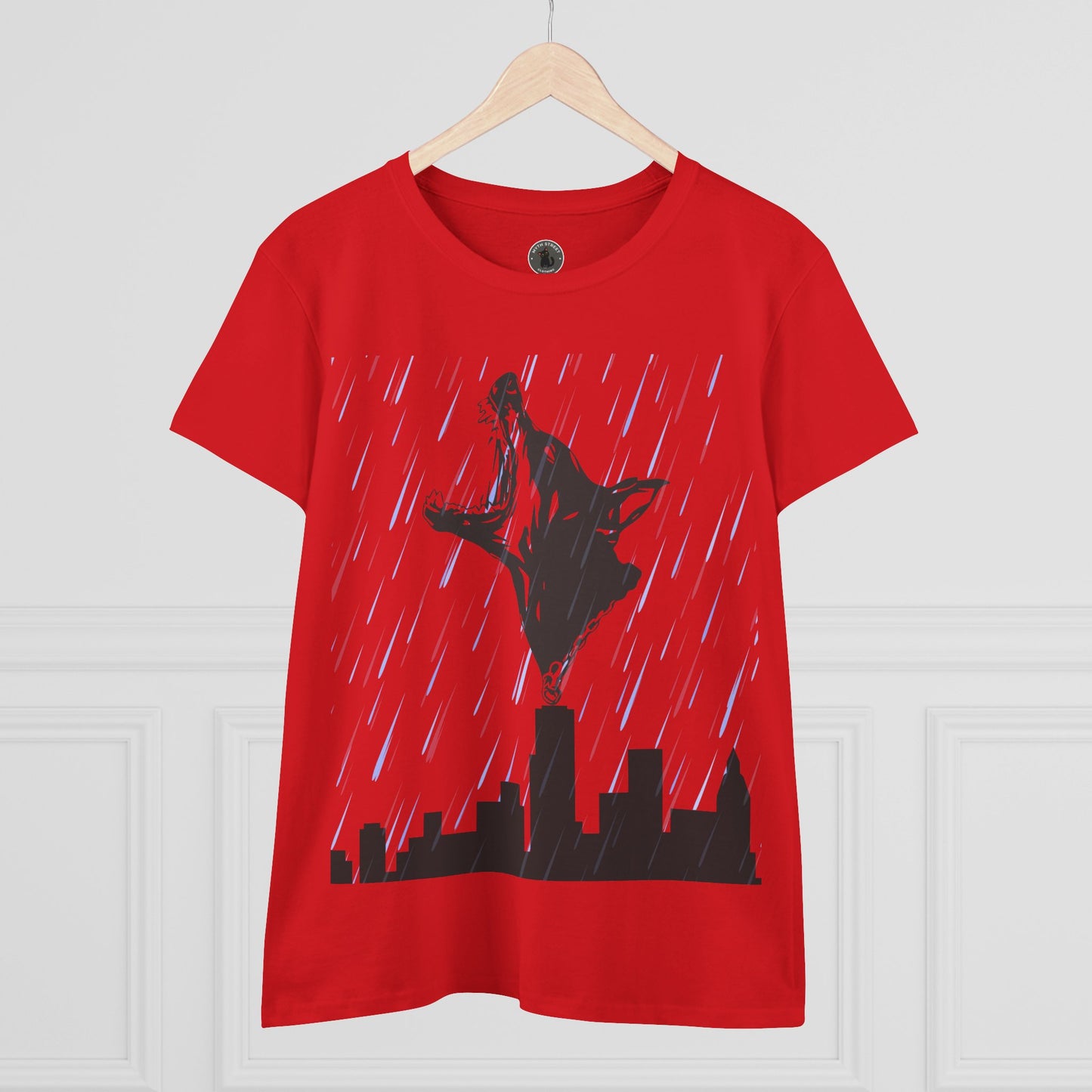 Skyline Doberman Women's Midweight Cotton Tee