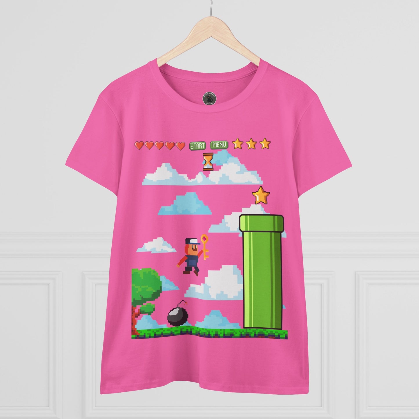 Video Game Women's Midweight Cotton Tee