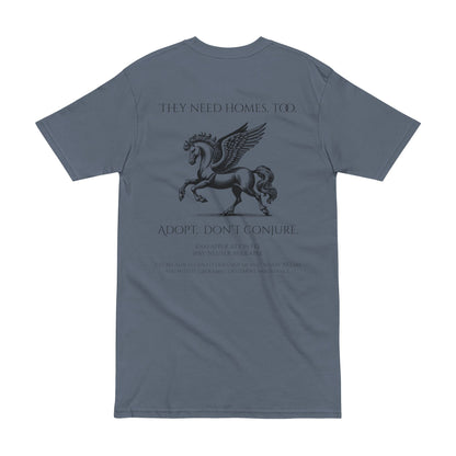 Adopt Pegasus Heavyweight Tee - Perfect Gift for Animal Lovers, Vegan Fashion, Summer Wear, Eco-Friendly Style, Unique Graphic Tee