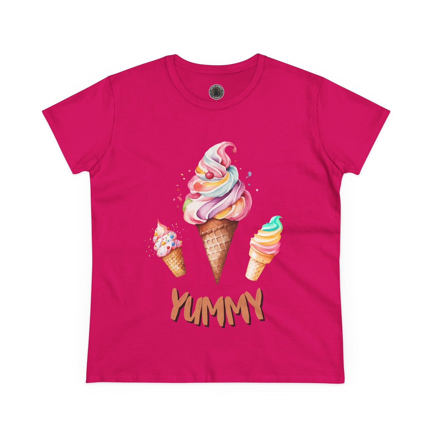 Yummy Women's Midweight Cotton Tee