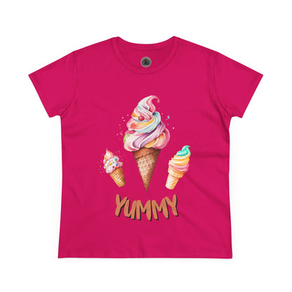 Yummy Women's Midweight Cotton Tee