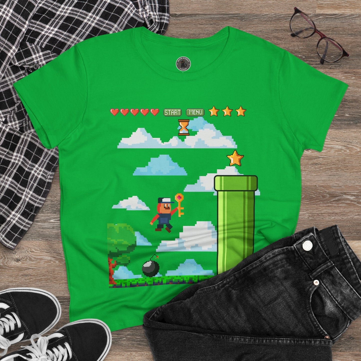 Video Game Women's Midweight Cotton Tee