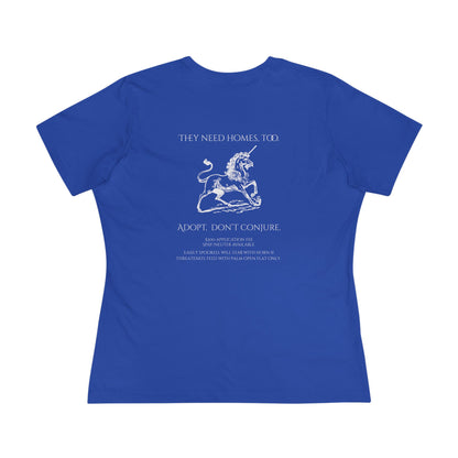 Adopt Unicorn Women's Cotton Tee