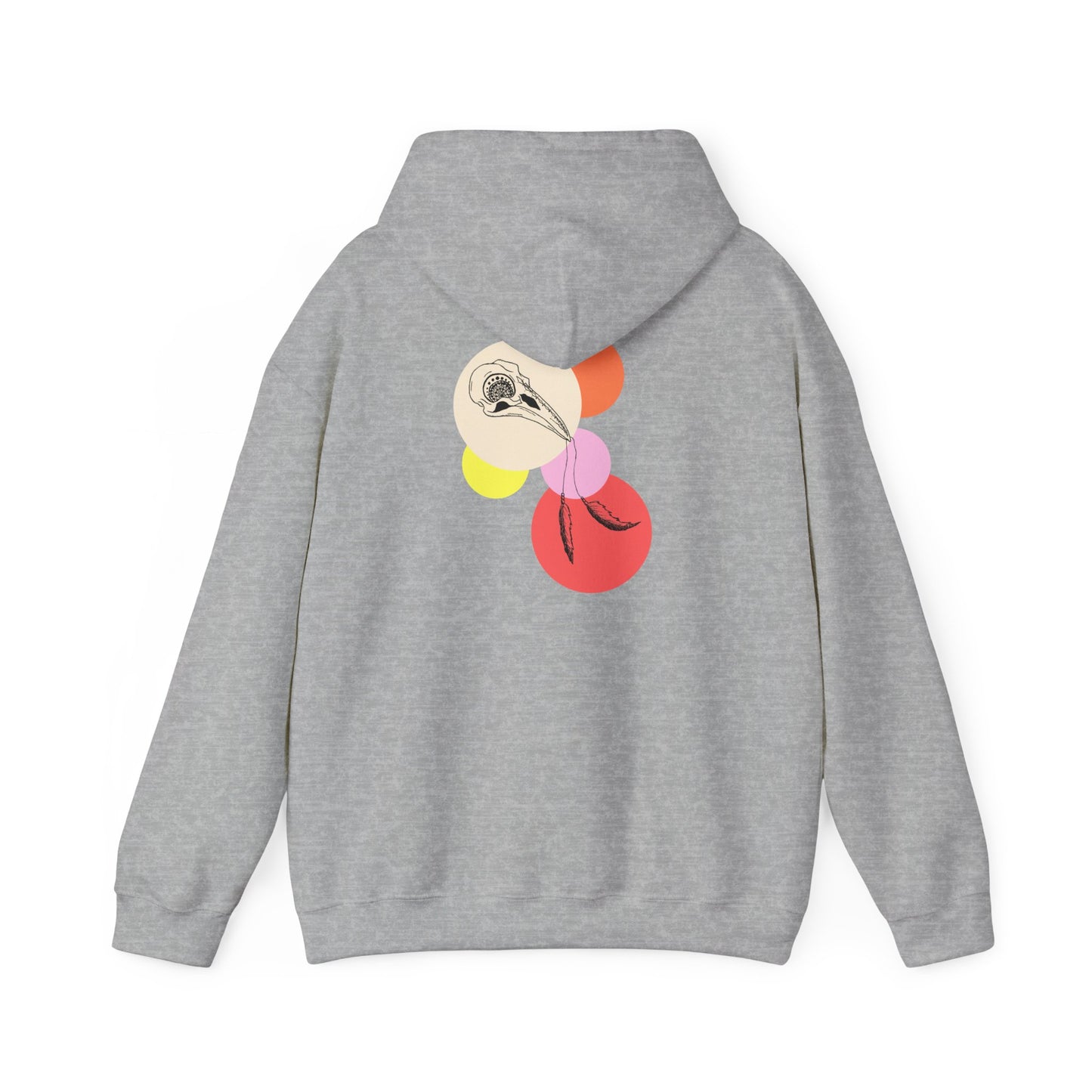 Crow Skull Unisex Heavy Blend™ Hooded Sweatshirt