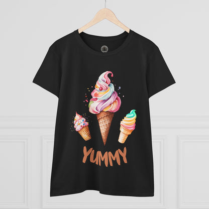 Yummy Women's Midweight Cotton Tee