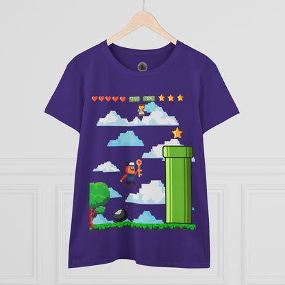Video Game Women's Midweight Cotton Tee