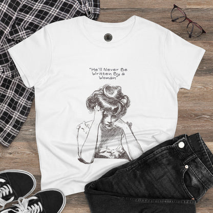 Written by a Woman Women's Midweight Cotton Tee