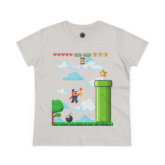 Video Game Women's Midweight Cotton Tee