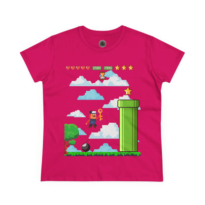 Video Game Women's Midweight Cotton Tee
