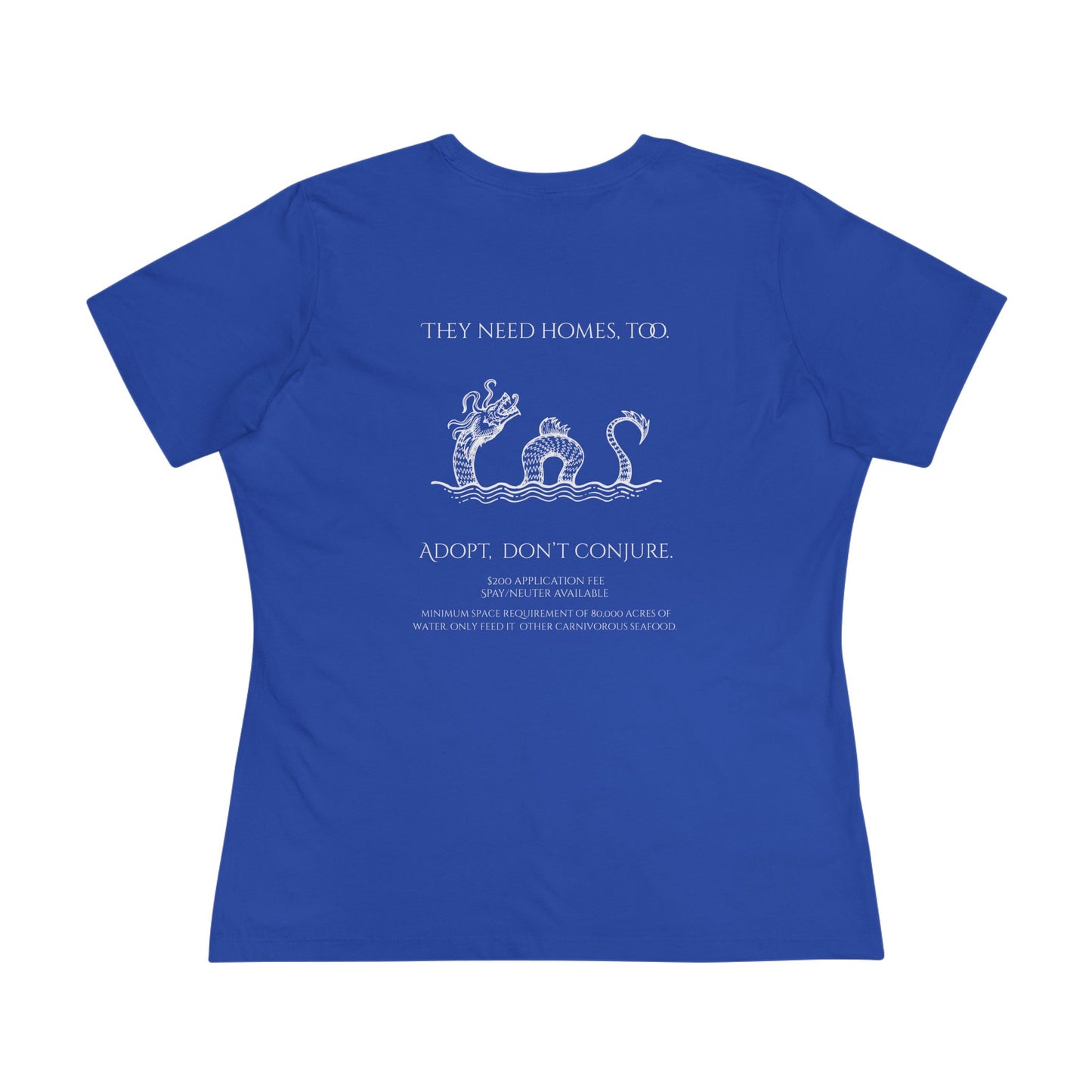 Adopt Sea Monster Women's Cotton Tee