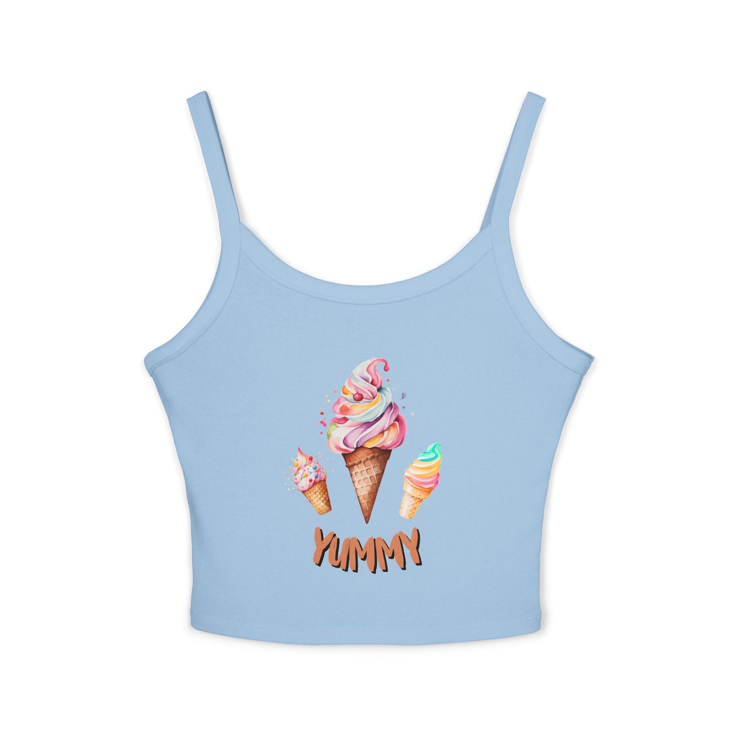 Yummy Women's Spaghetti Strap Tank Top