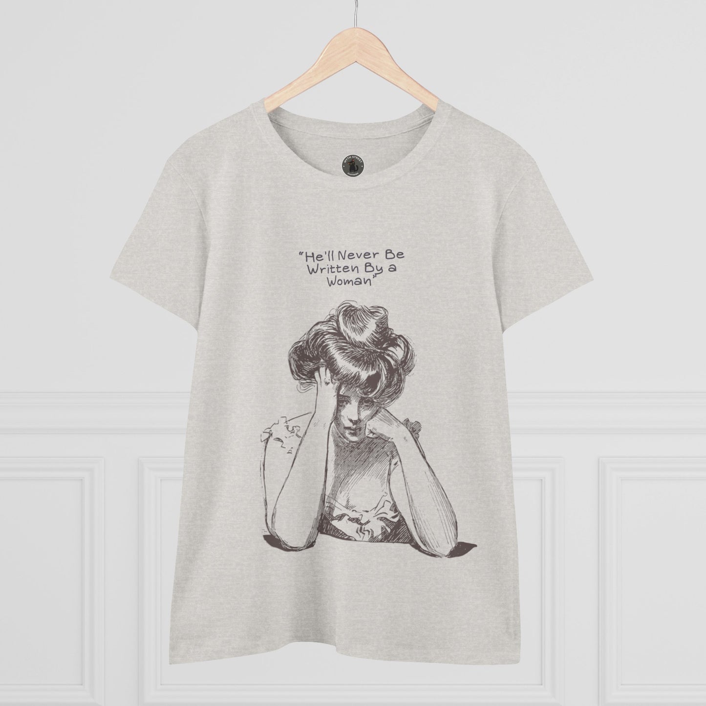 Written by a Woman Women's Midweight Cotton Tee