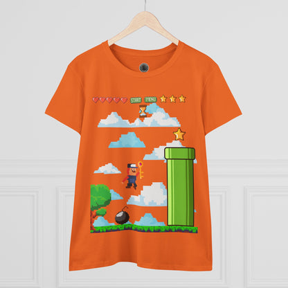 Video Game Women's Midweight Cotton Tee
