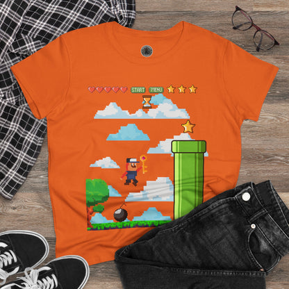 Video Game Women's Midweight Cotton Tee