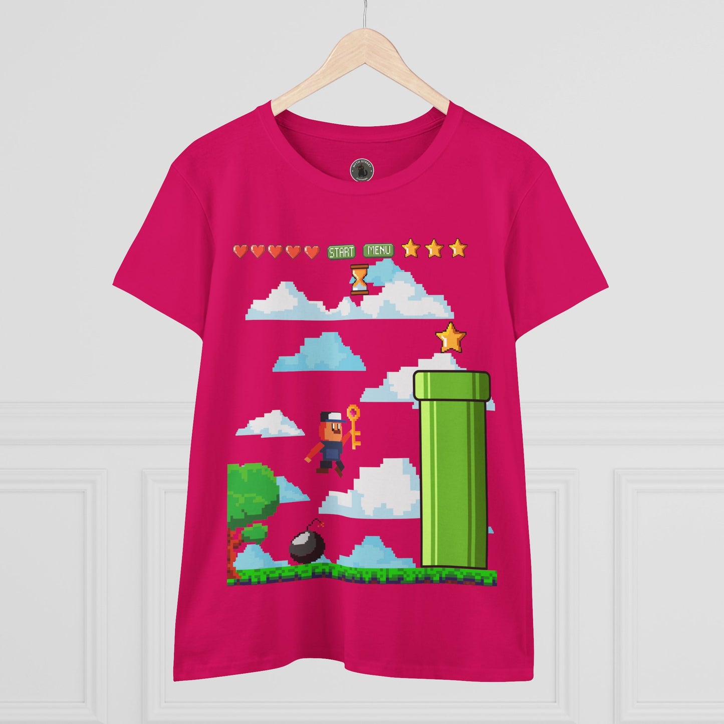 Video Game Women's Midweight Cotton Tee